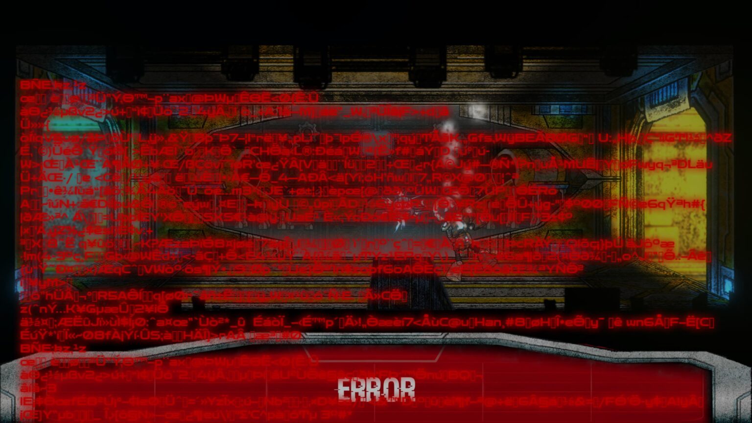 schermata di game over in escape string