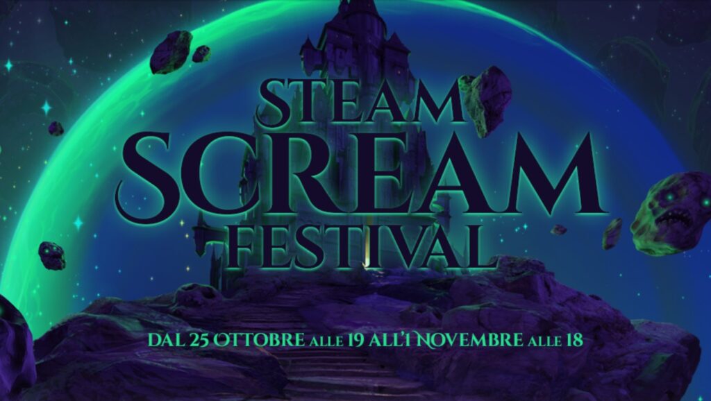la locandina dello Steam Scream Festival