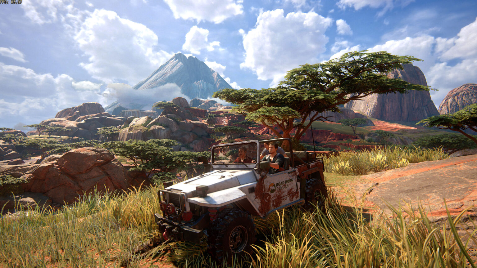 una vista nel madagascar di uncharted 4