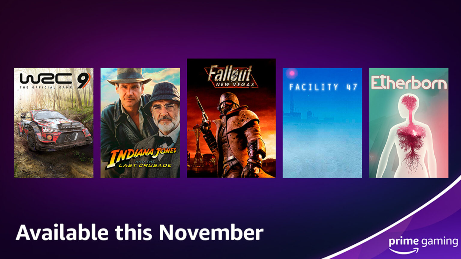 alcuni dei giochi gratis con Prime Gaming di novembre