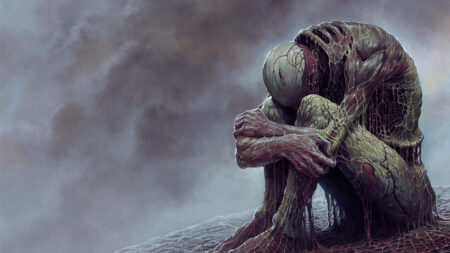 Scorn è disponibile da oggi su PlayStation 5 scorn-creatura-seduta