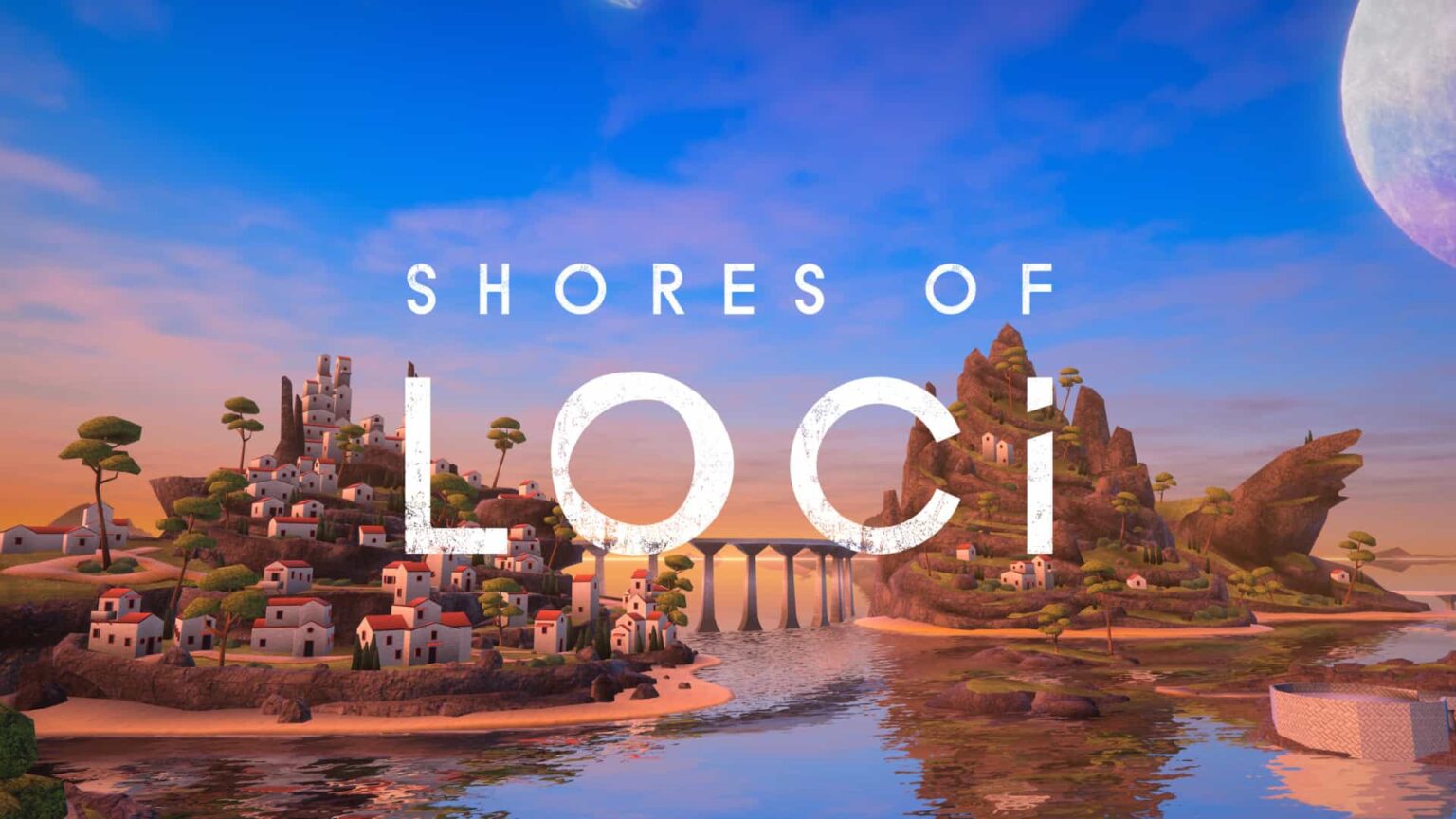 Copertina Shores of Loci con paesaggio naturale e piccoli villaggi