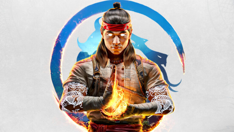Mortal Kombat 1 Liu Kang nella cover art del gioco
