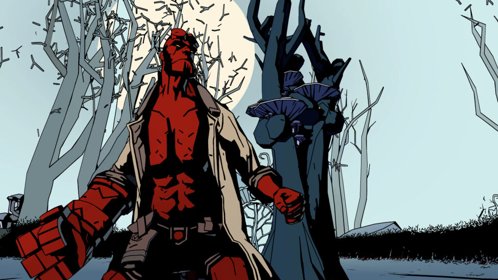Hellboy - Web of Wyrd il nostro protagonista Red