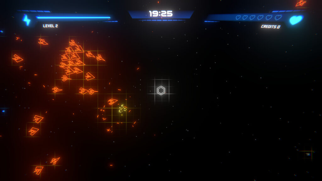 geometry survivor una sequenza di gioco