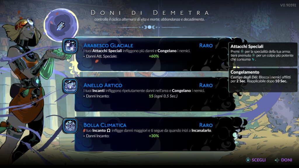 Hades 2 i doni di Demetra