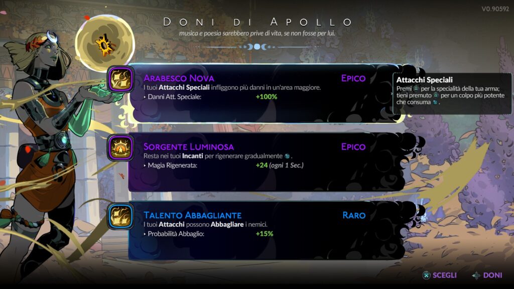 Hades 2 i doni di Apollo